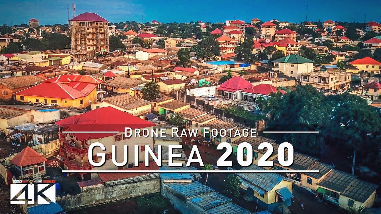 【4K】Drone RAW Footage | This is GUINEA 2020 | Capital City Conakry | Tanene | UltraHD Stock Video
