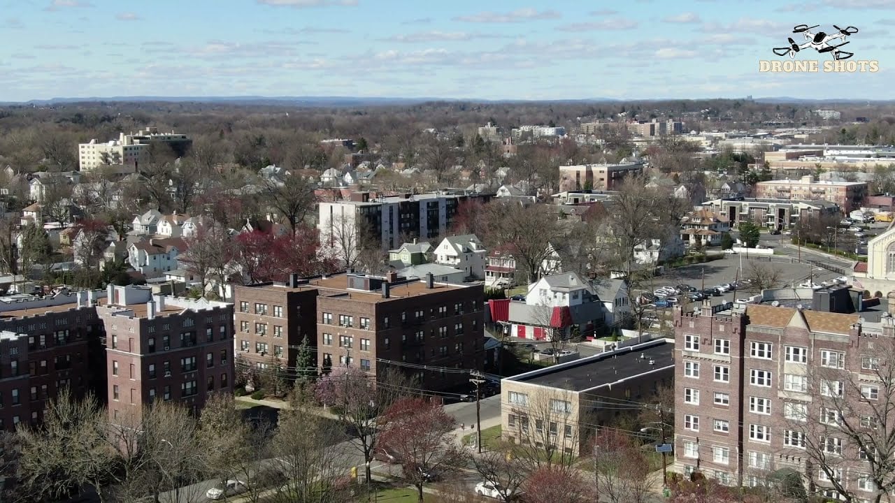 NEW JERSEY - HACKENSACK NEW JERSEY BY DRONE  - DRONE FOOTAGE - AERIAL DRONE SHOTS