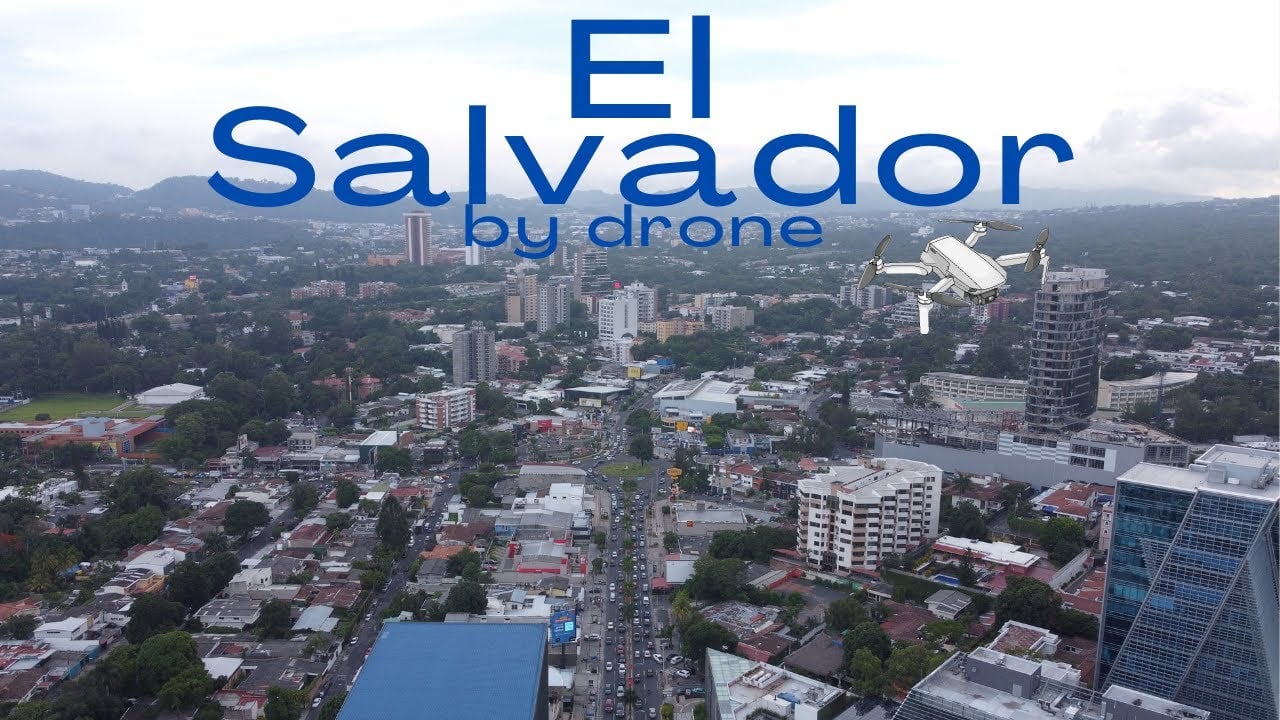 El Salvador 4k by drone / Zona Rosa and San Benito