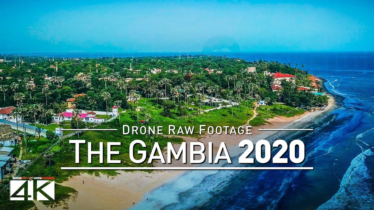 【4K】???????? Drone RAW Footage ???? This is GAMBIA 2020 ???? Serekunda Banjul ???? UltraHD Stock Video