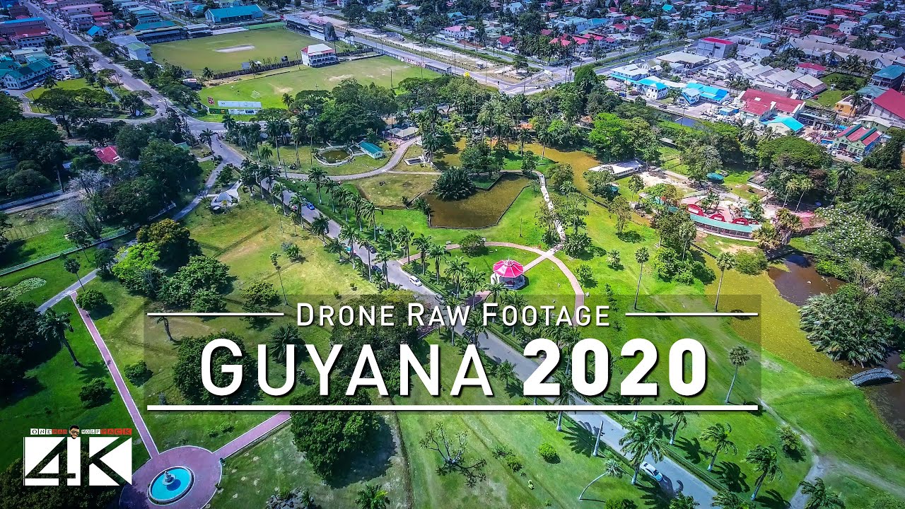 【4K】Drone RAW Footage | This is GUYANA 2020 | Georgetown | UltraHD Stock Video