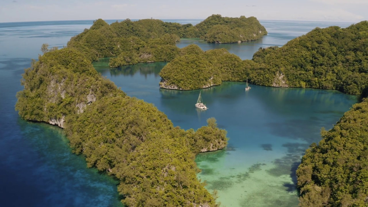 Palau and Rock Islands by Drone in 4K - Ep. 40