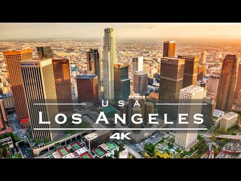 Los Angeles, USA ???????? - by drone [4K]