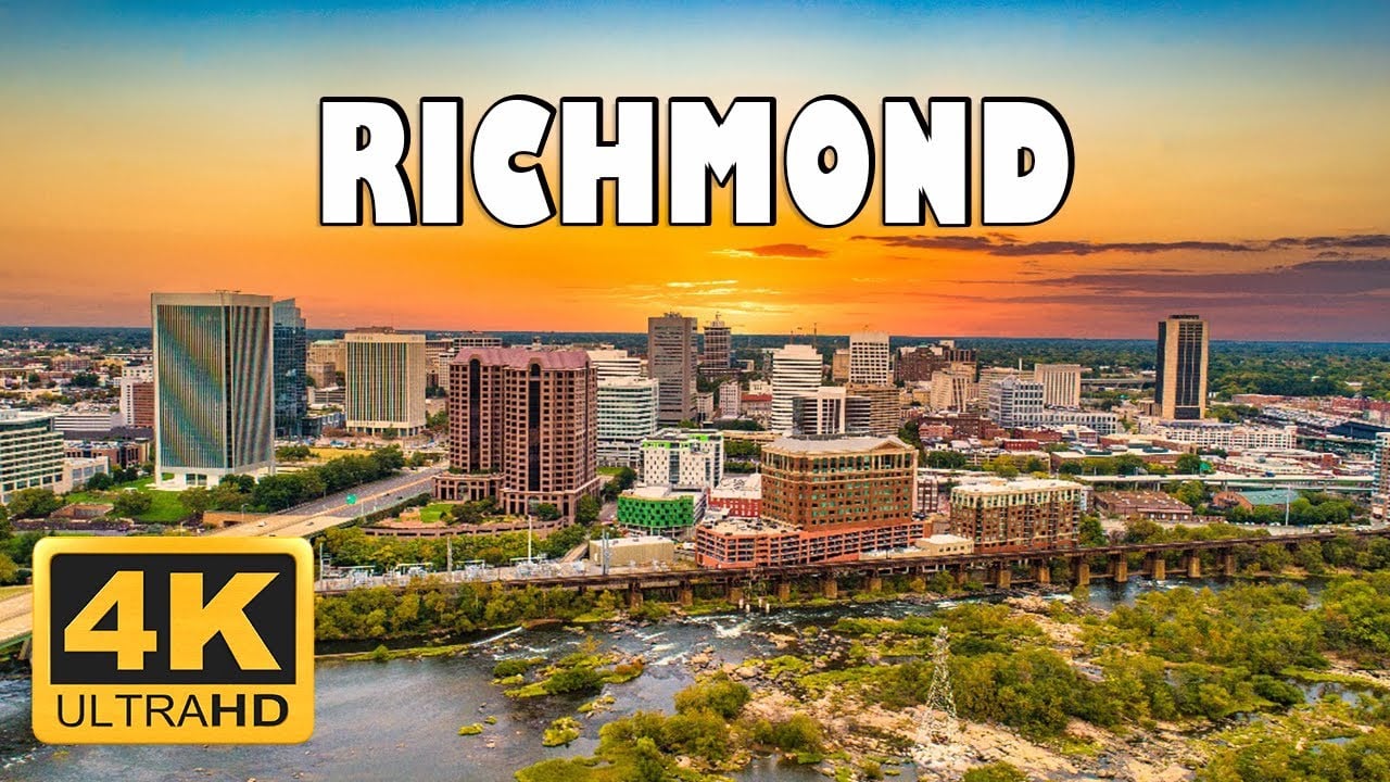 Richmond, Virginia, USA ???????? | 4K Drone Footage