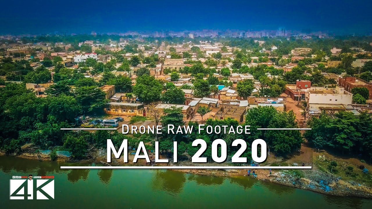 【4K】Drone RAW Footage | This is MALI 2020 | Capital City Bamako | UltraHD Stock Video