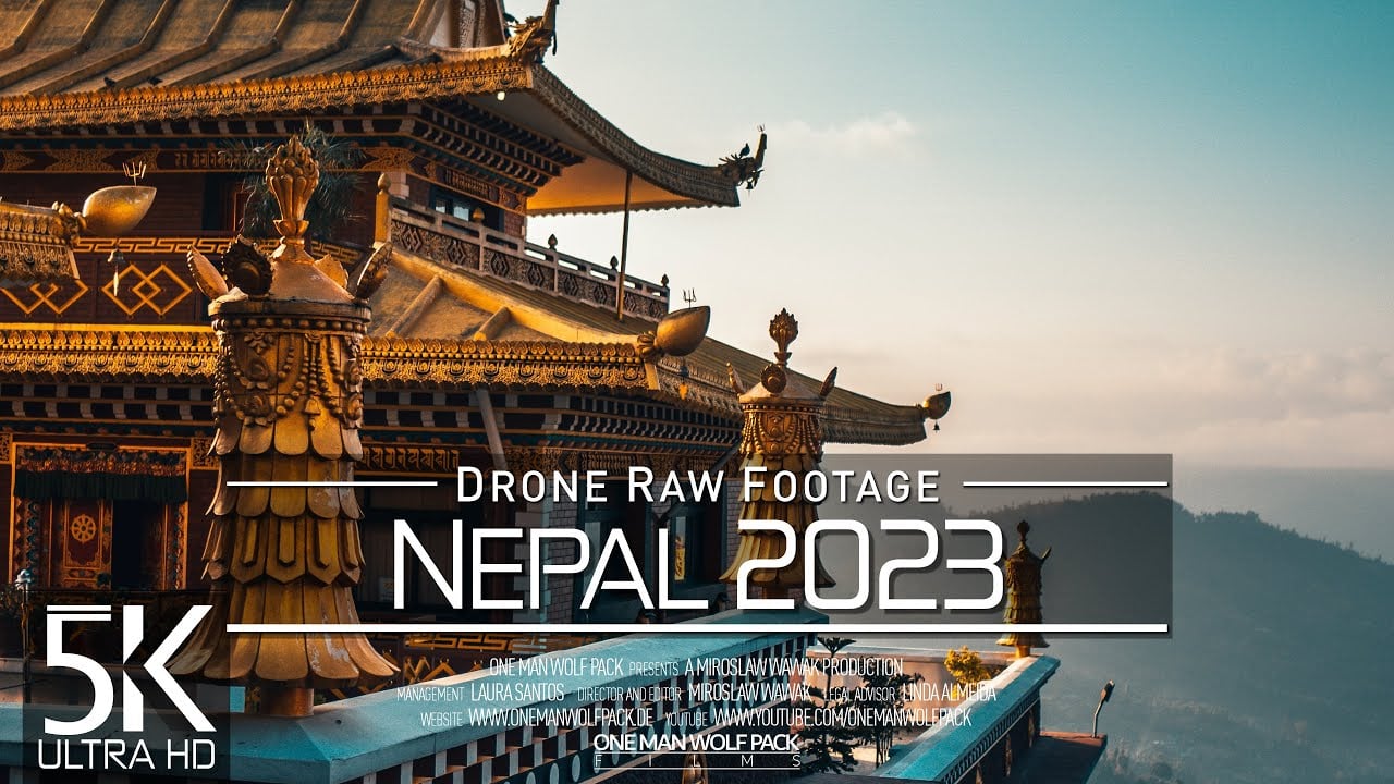 【5K】???????? Drone RAW Footage ???? This is NEPAL 2023 ???? Kathmandu | Capital City ???? UltraHD Stock Video Film
