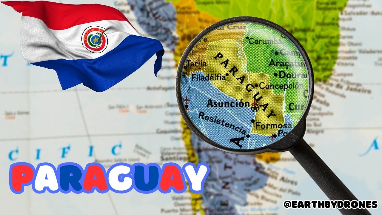 Descubre Paraguay ???????? desde el cielo, un viaje increíble ????con impresionantes paisajes???????? ????4K