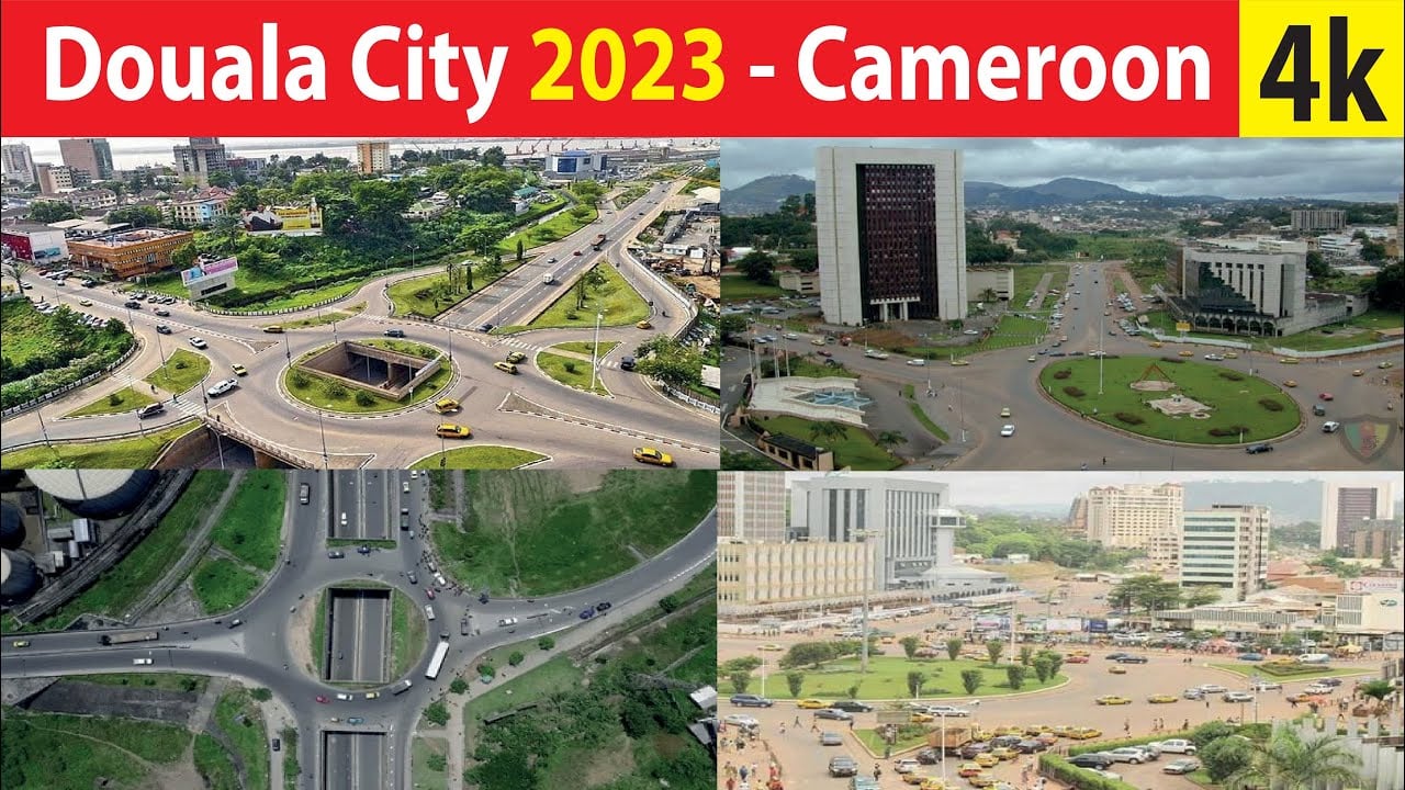 Douala City , Cameroon 4K By Drone 2023