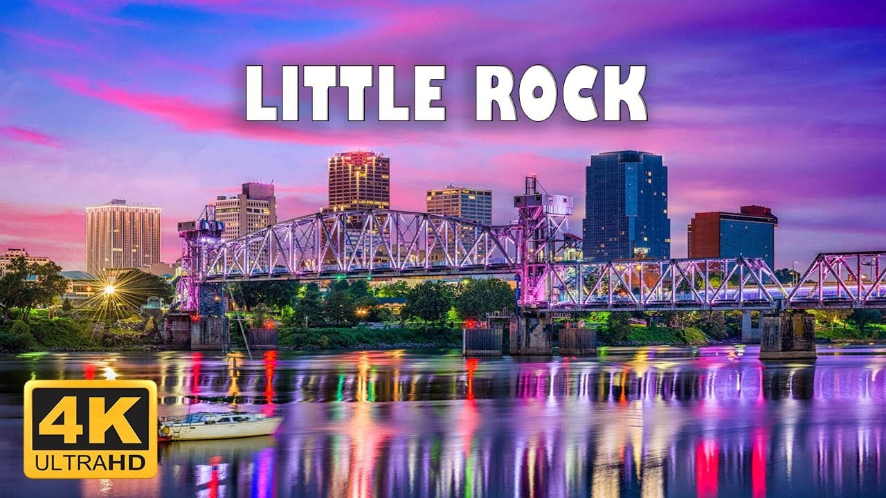 Little Rock, Arkansas, USA ???????? | 4K Drone Footage