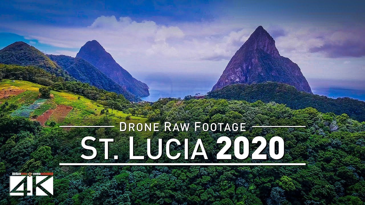【4K】???????? Drone RAW Footage ???? This is SAINT LUCIA 2020 ???? Castries ???? Soufriere & More UltraHD Stock UHD