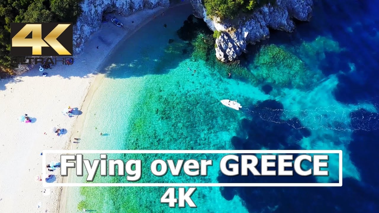 Flying Over Greece 4K Drone: Athens & Greek Islands