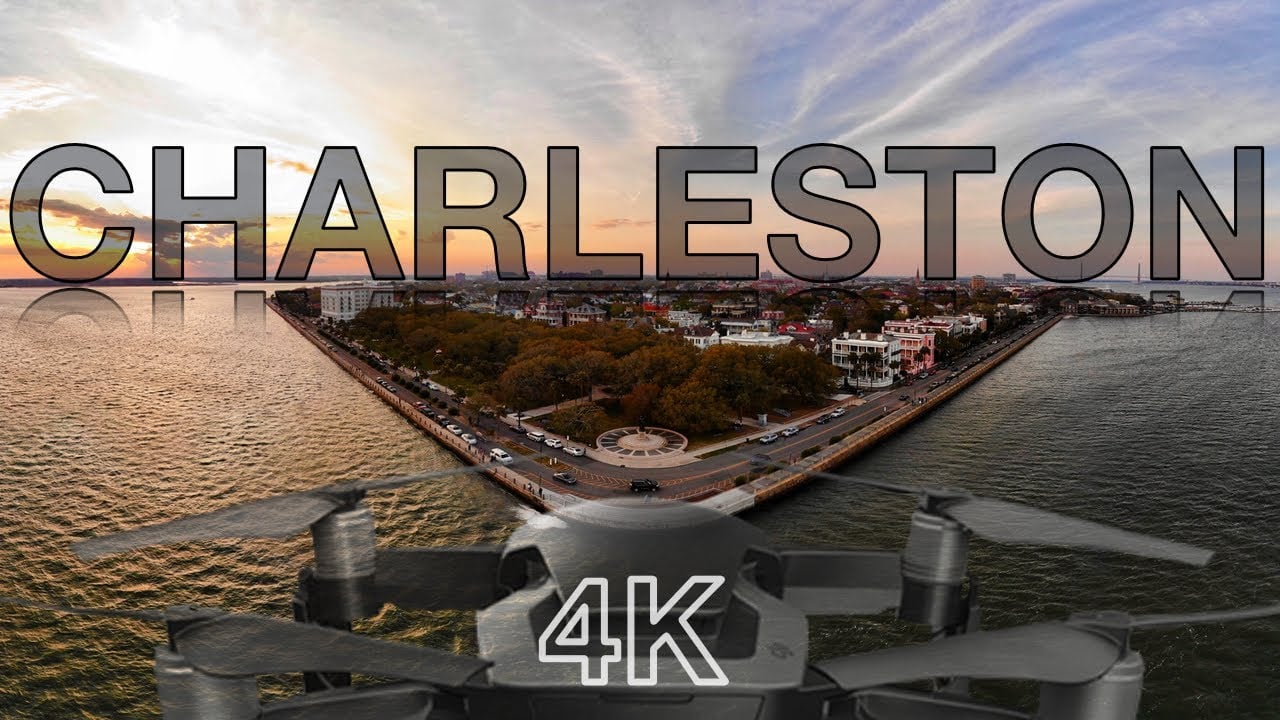 Charleston South Carolina by Drone 4K