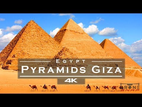 Pyramids - Giza, Egypt ????????- by drone [4K]