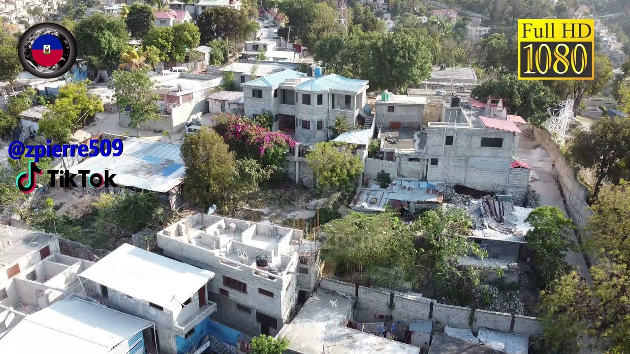 HAITI DRONE 2021 PORT AU PRINCE OF THE NEIGHBORHOOD