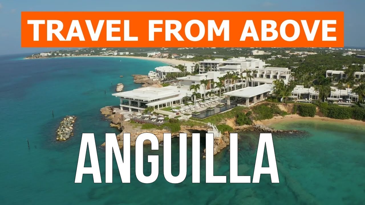 Anguilla from drone | Aerial footage video 4k | Caribbean, Anguilla Island from above