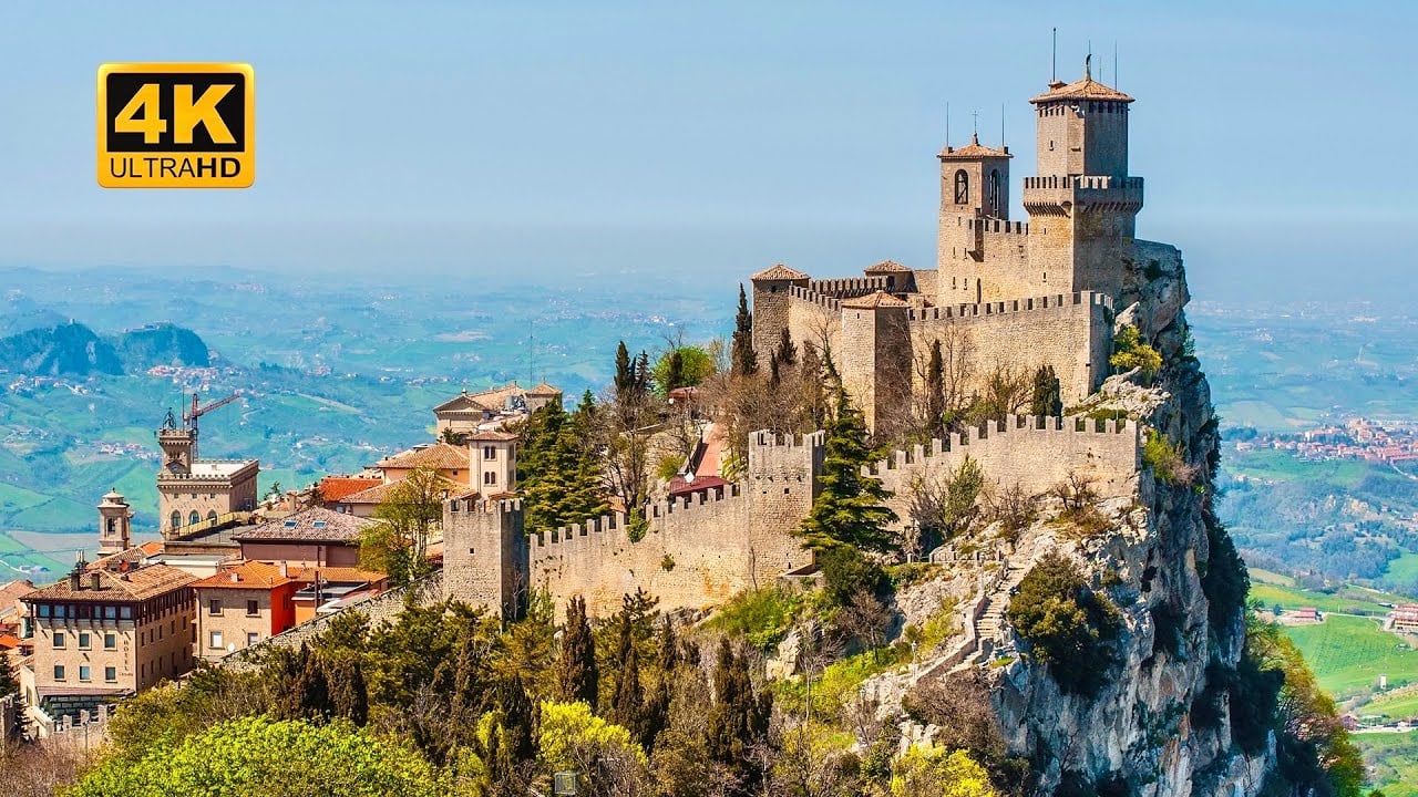 A Trip to SAN MARINO - 5th smallest country in the world [4K]