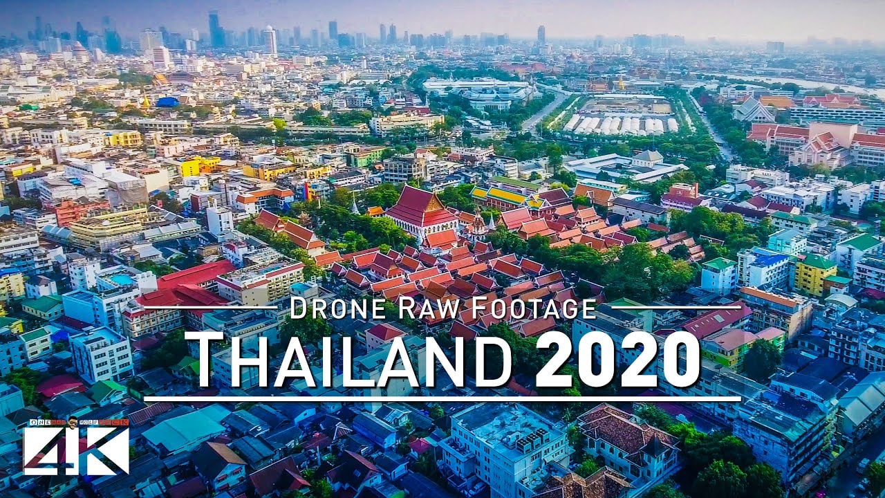 【4K】???????? Drone RAW Footage ???? This is THAILAND 2020 ???? Bangkok ???? Koh Samui & More ???? UltraHD Stock Video
