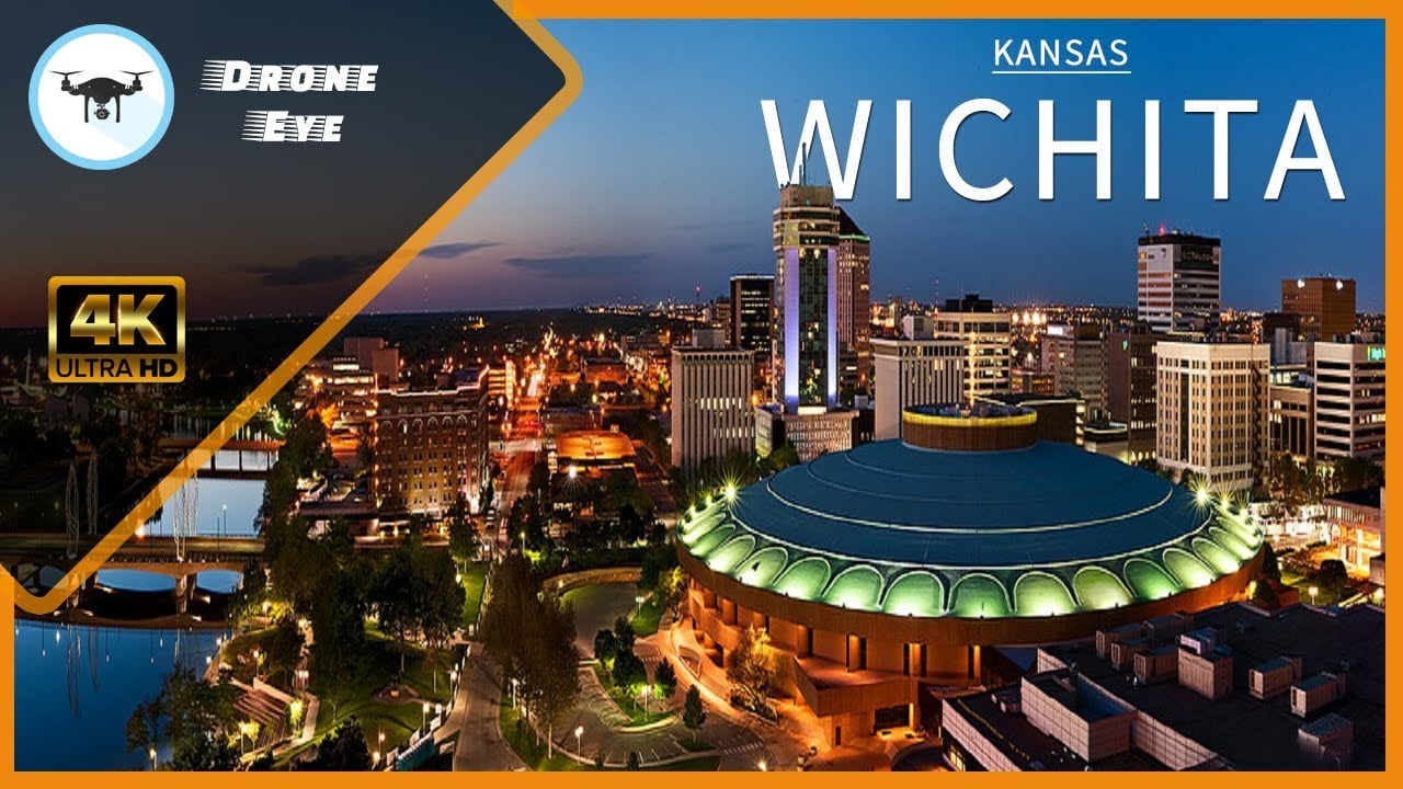 ???? Wichita | Kansas | USA ???????? | Through A Drone's Eye | 4K Drone Footage | Mind Relaxing ????‍????