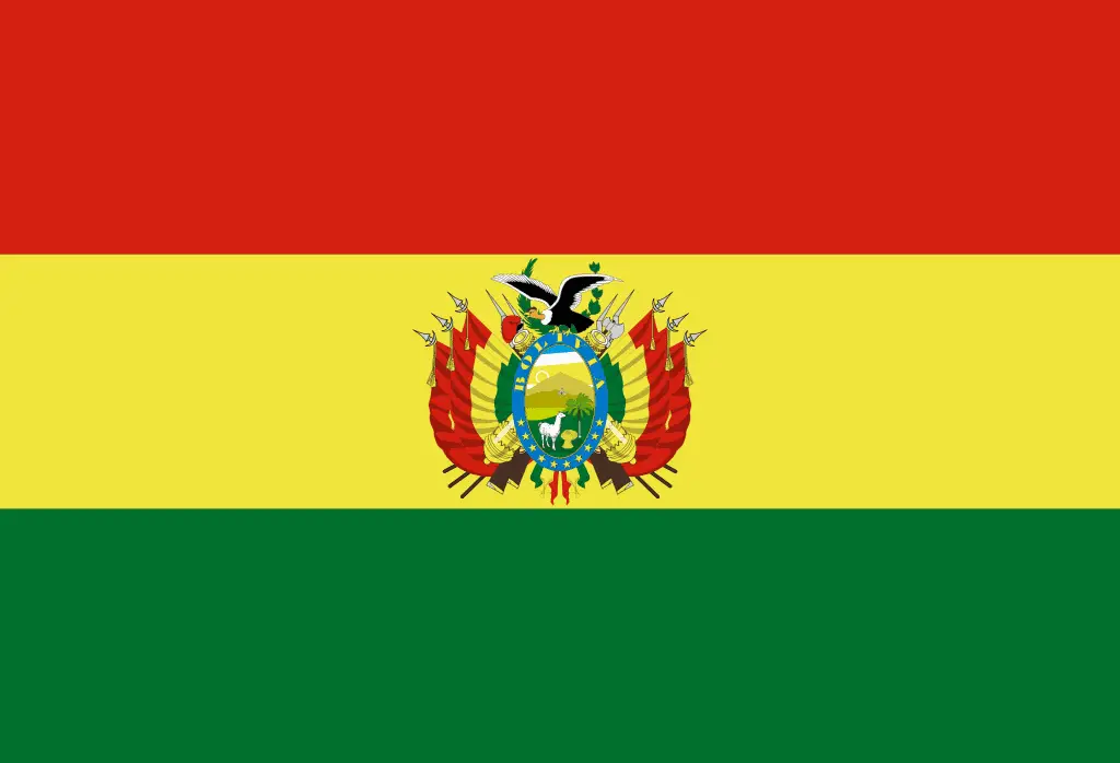 Bolivia Flag - Bolivia Drone Laws