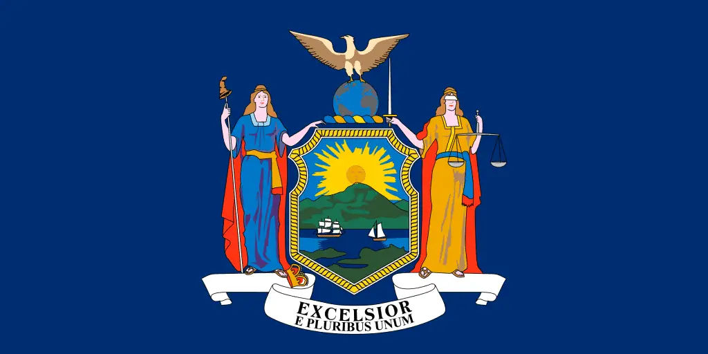 New York State Flag - New York State Drone Laws