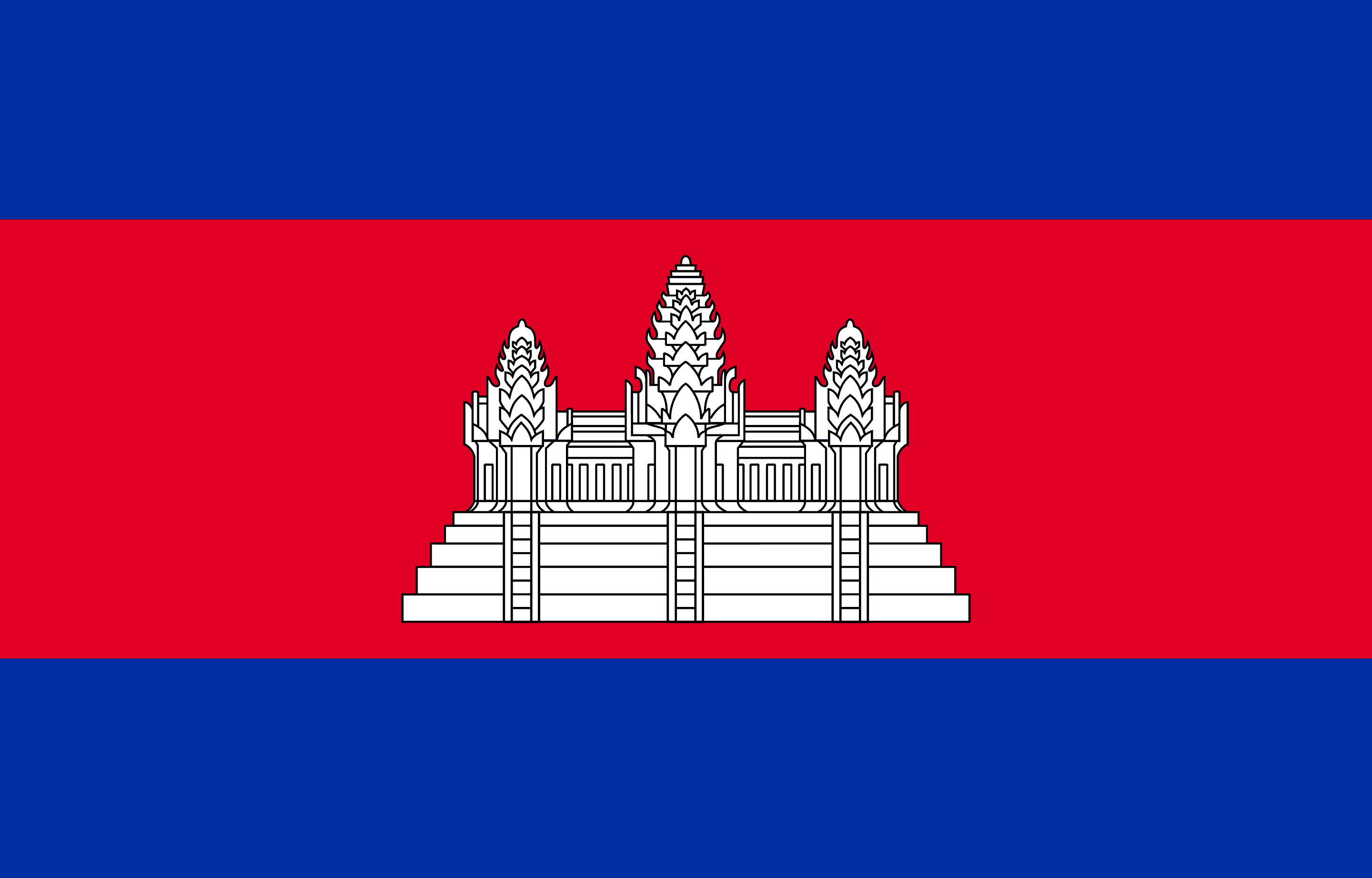 Cambodia Flag - Cambodia Drone Laws