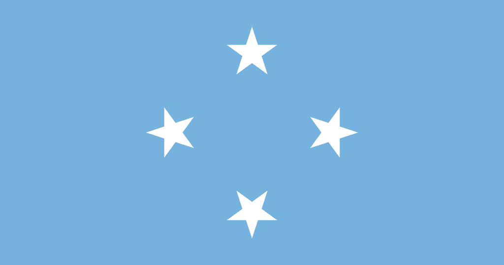 Federated States of Micronesia Flag - Micronesia Drone Laws