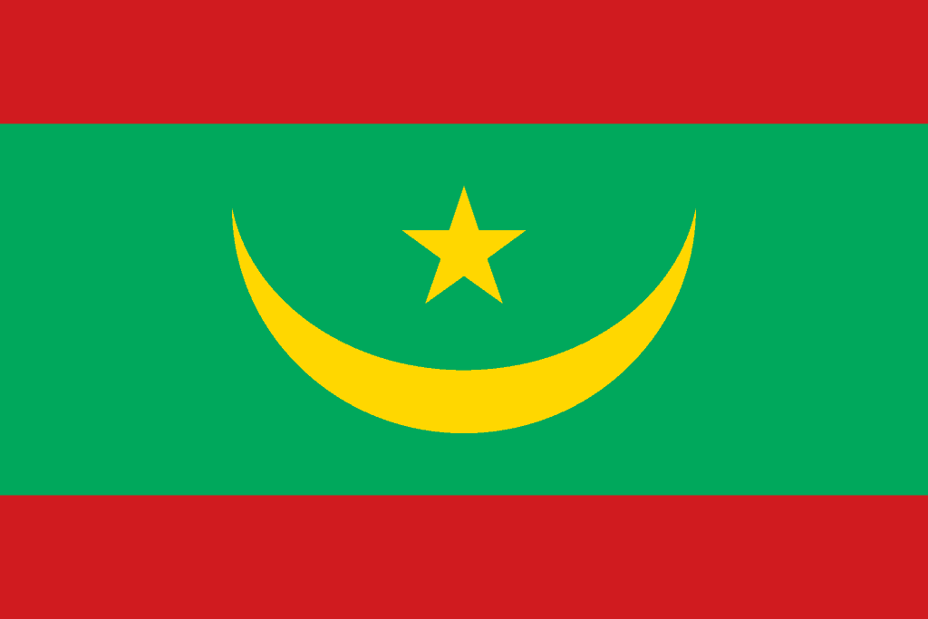 Islamic republic of Mauritania Flag - Mauritania Drone Laws