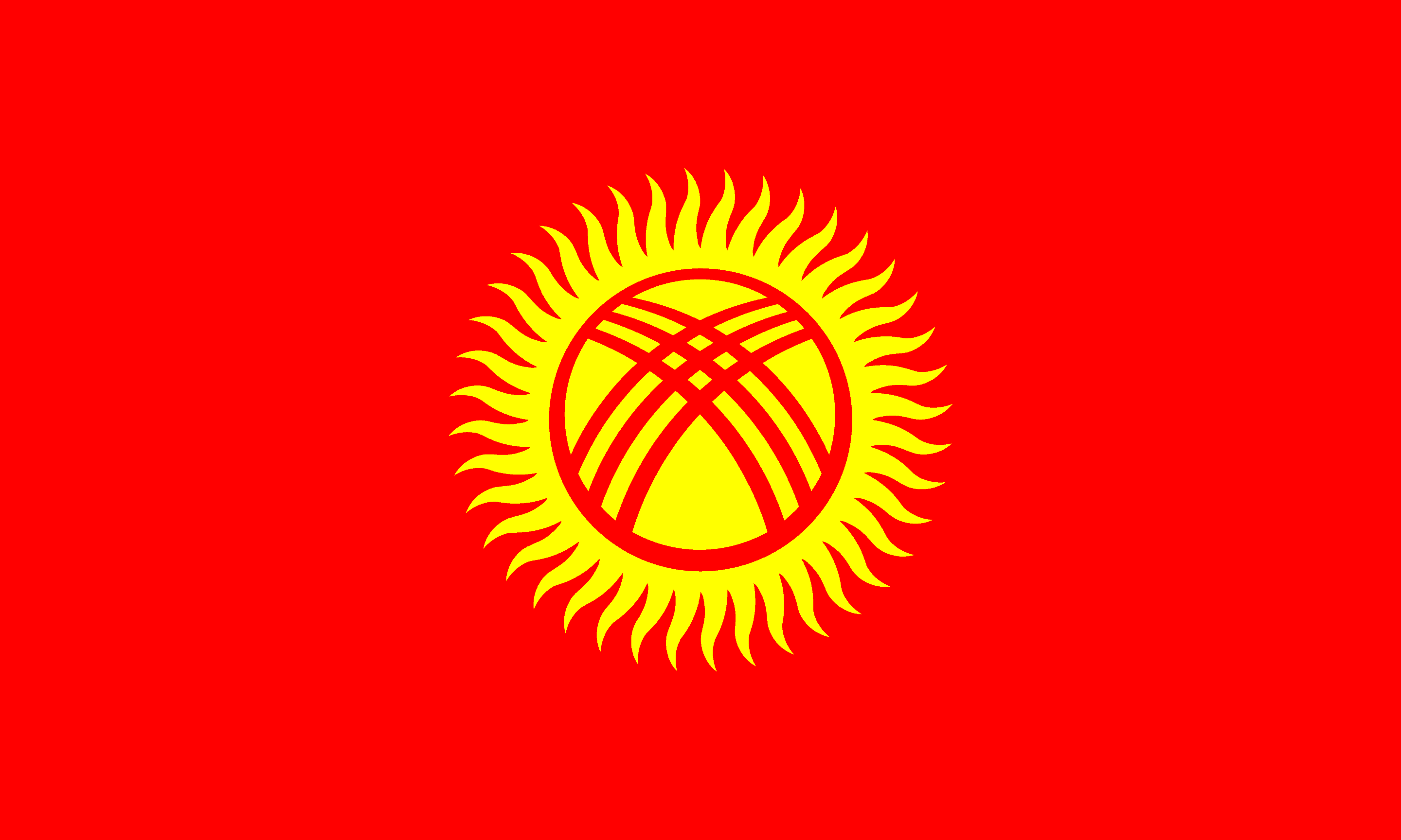 Kyrgyz Republic Flag - Kyrgyzstan Drone Laws