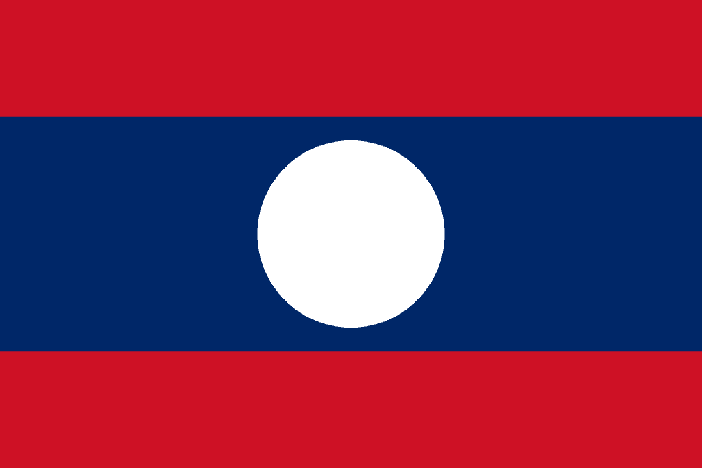 Laos Flag - Laos Drone Laws