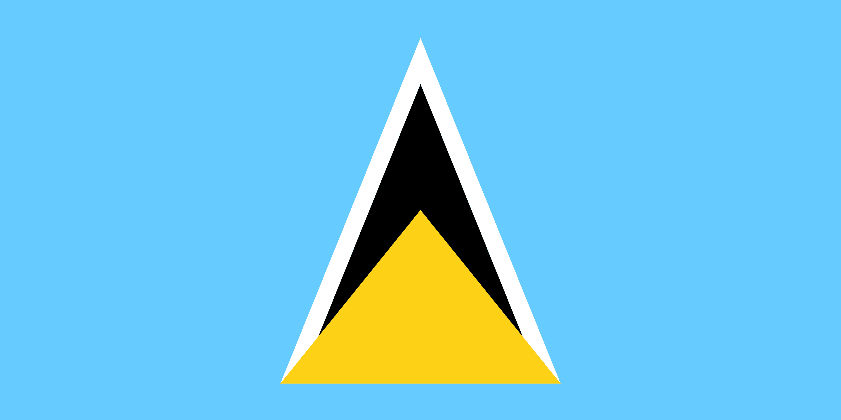 Saint Lucia Flag - Saint Lucia Drone Laws