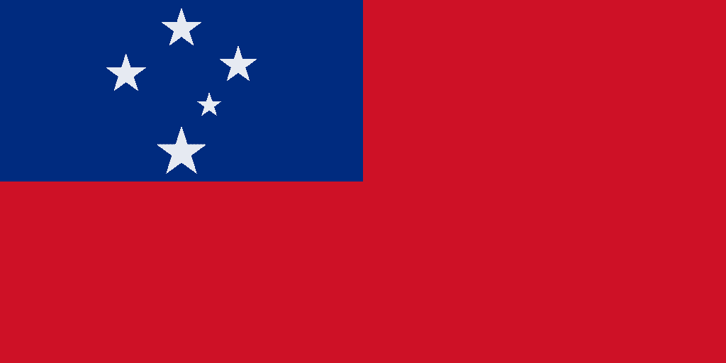 Samoa Flag - Samoa Drone Laws