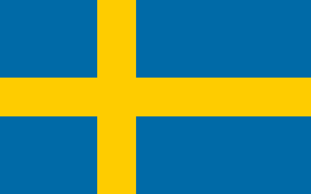 Sweden Flag - Sweden Drone Laws