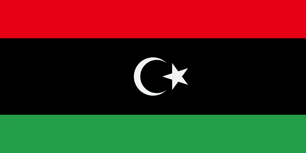 State of Libya Flag - Libya Drone Laws