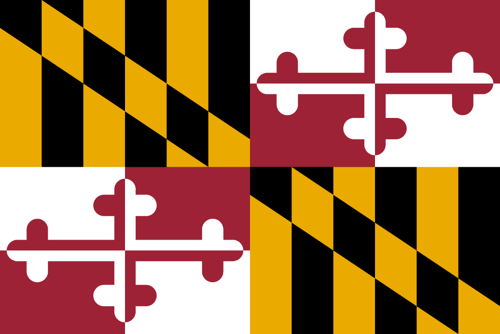 State of Maryland Flag - Maryland Drone Laws