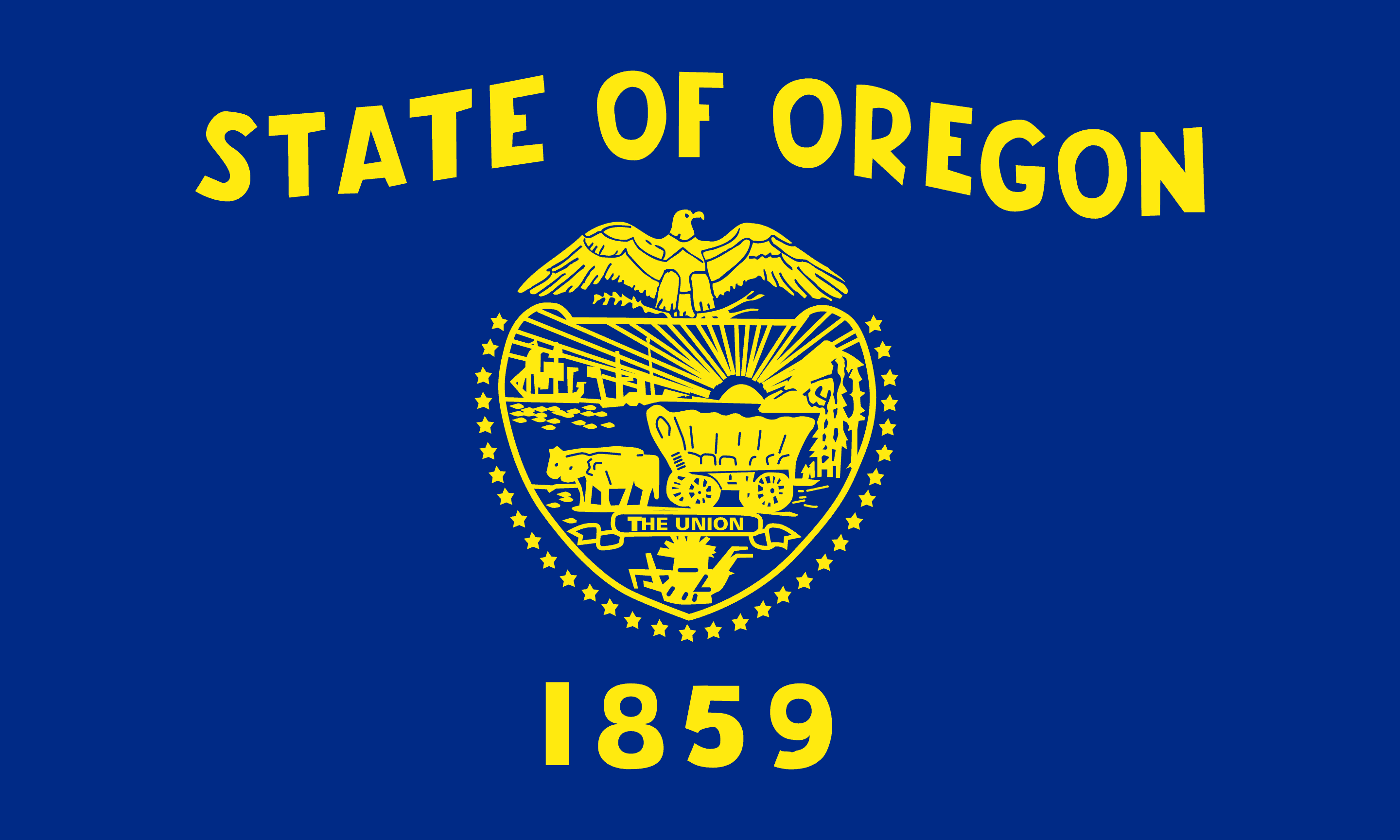 State of Oregon Flag - Oregon Drone Laws