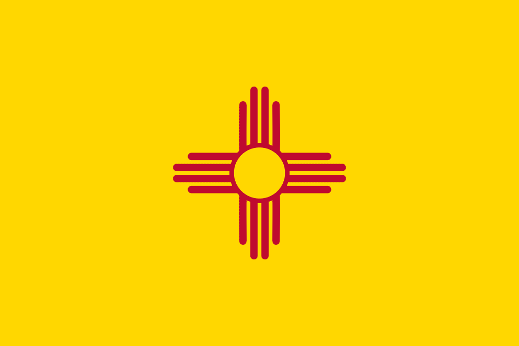 New Mexcio Flag - State of New Mexico Drone Laws