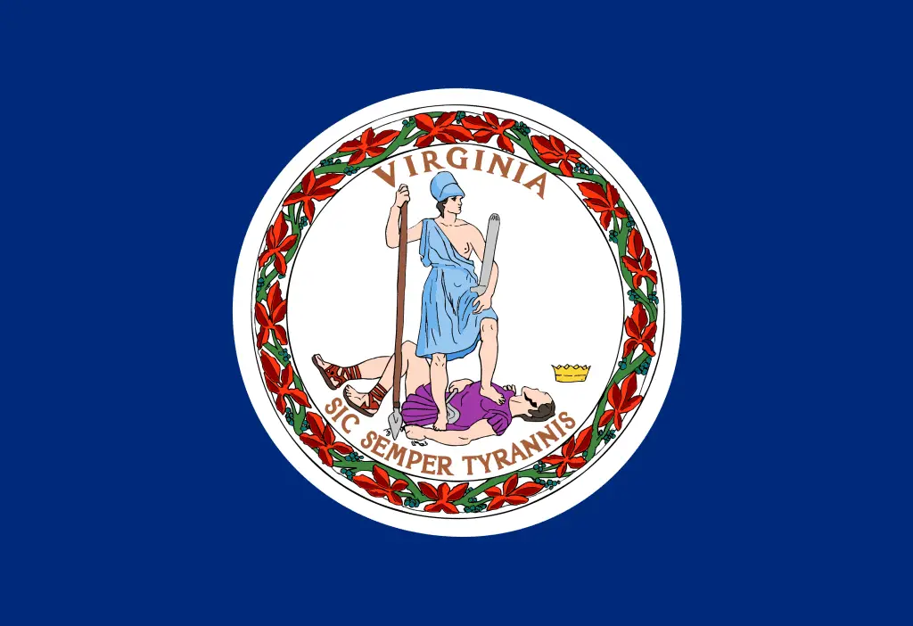 Virginia Flag - State of Virginia Drone Laws