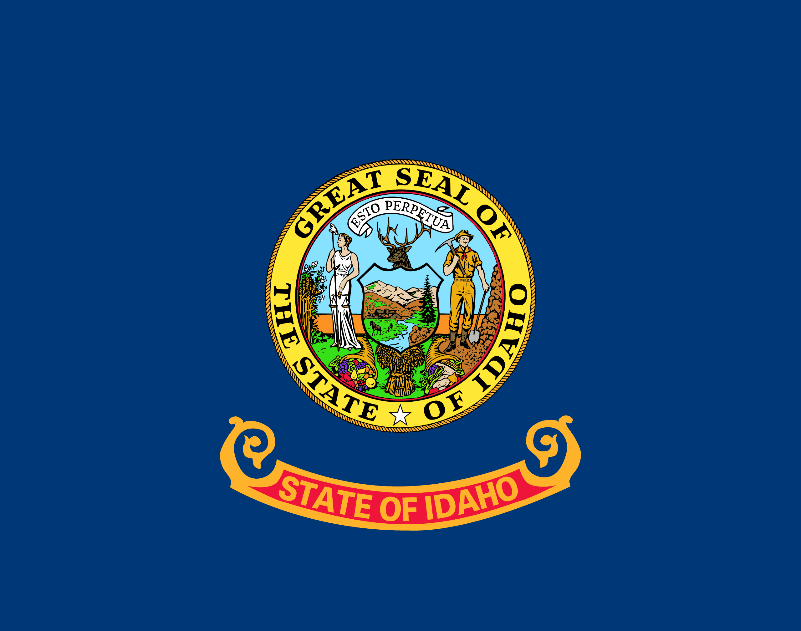 Idaho Flag - State of Idaho Drone Laws