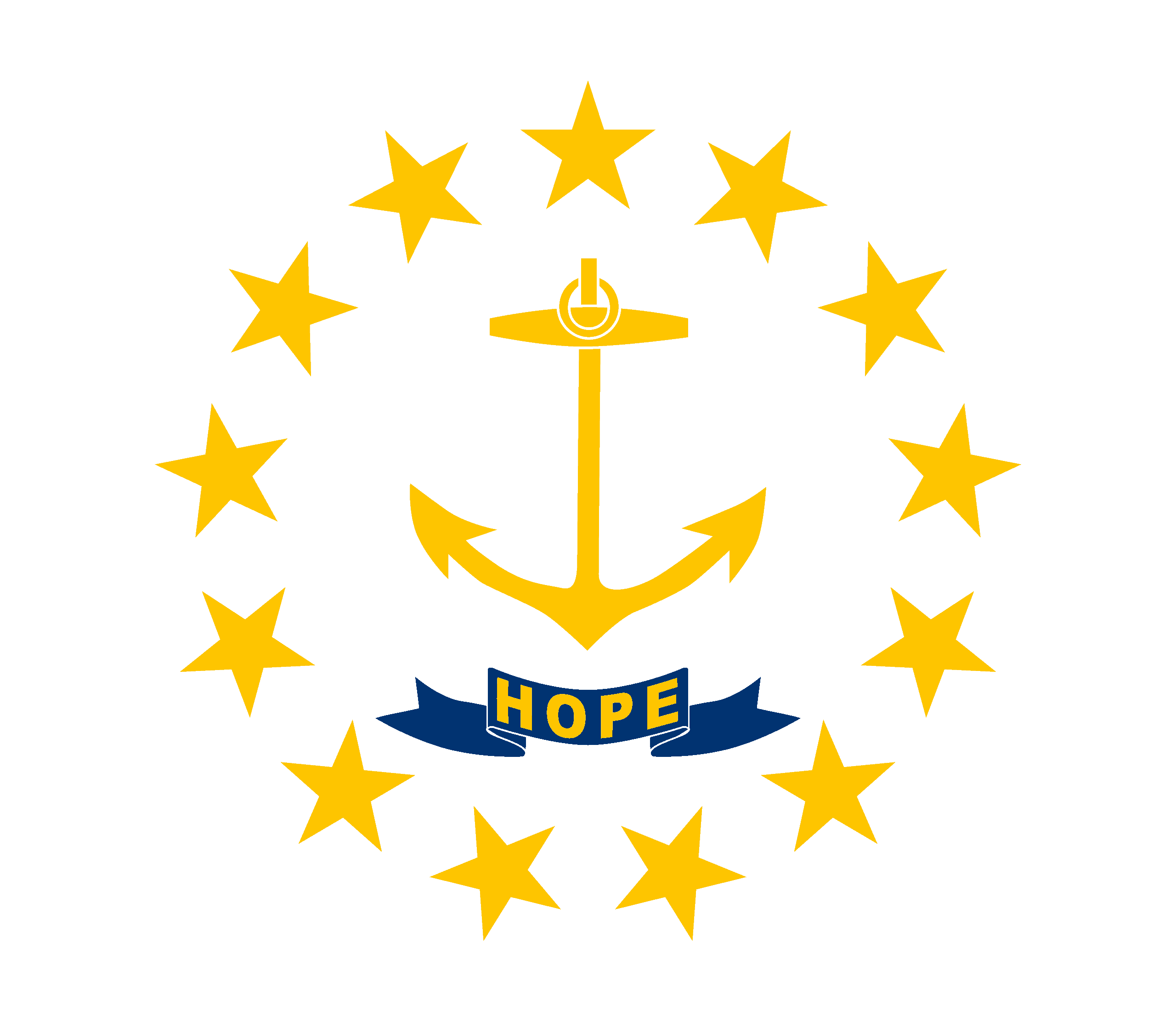Rhode Island Flag - State of Rhode Island Drone Laws