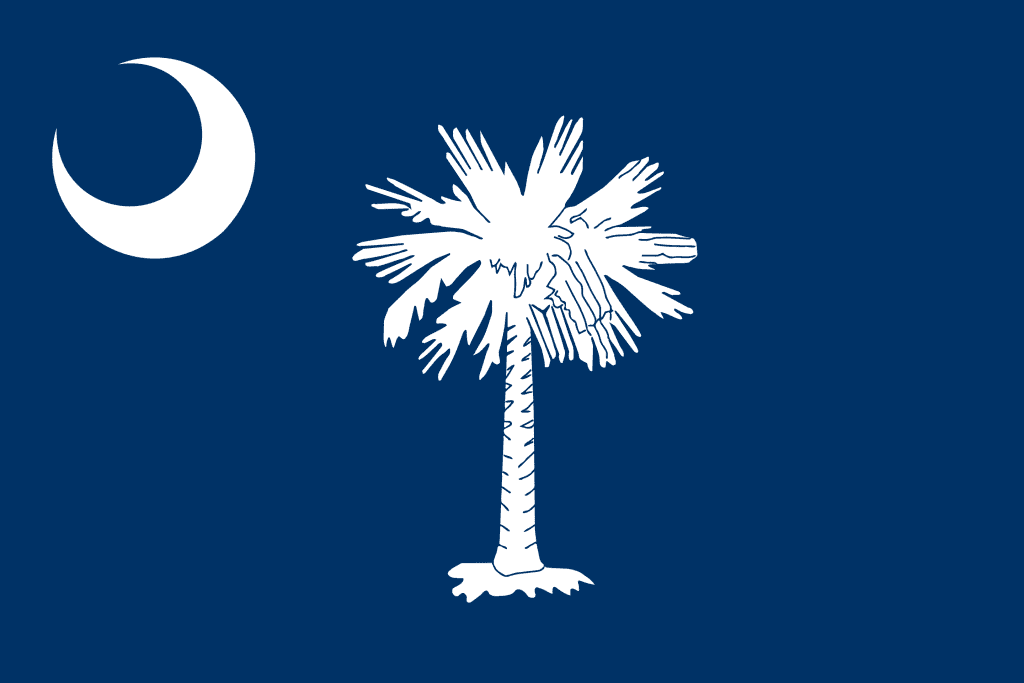 South Carolina Flag - State of South Carolina Drone Laws