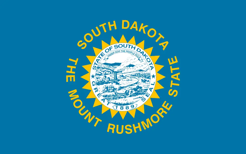 South Dakota Flag - State of South Dakota Drone Laws