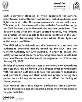 Undervisning Udvalg velsignelse Drone Laws in Dubai [Updated February 14, 2023]