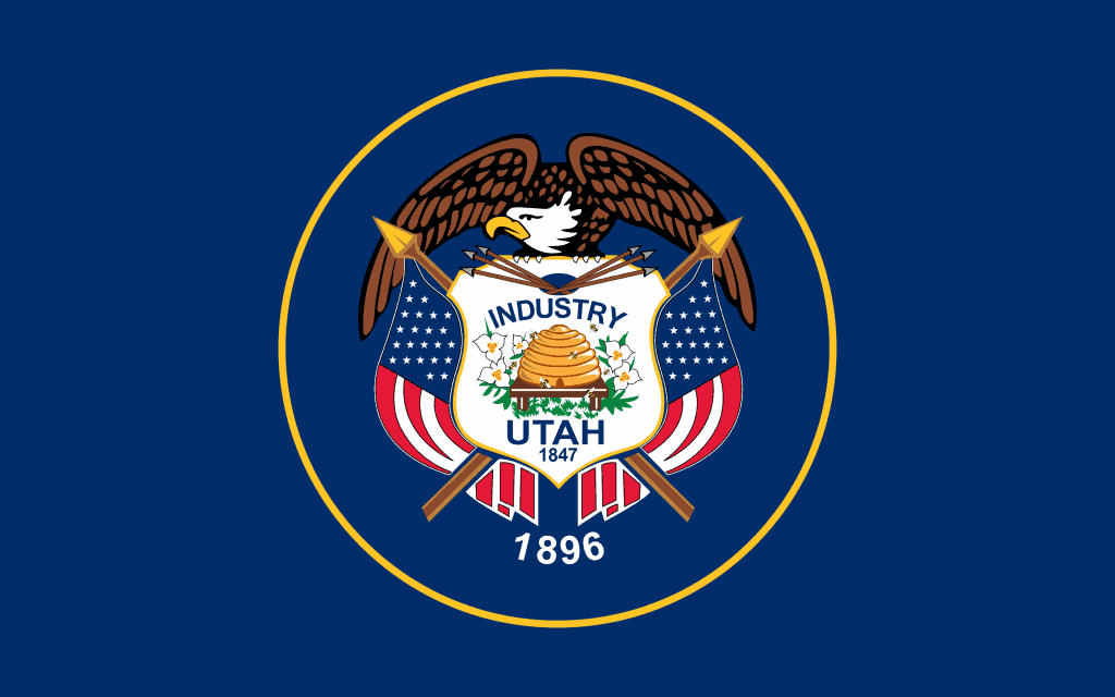 Utah Flag - State of Utah Drone Laws