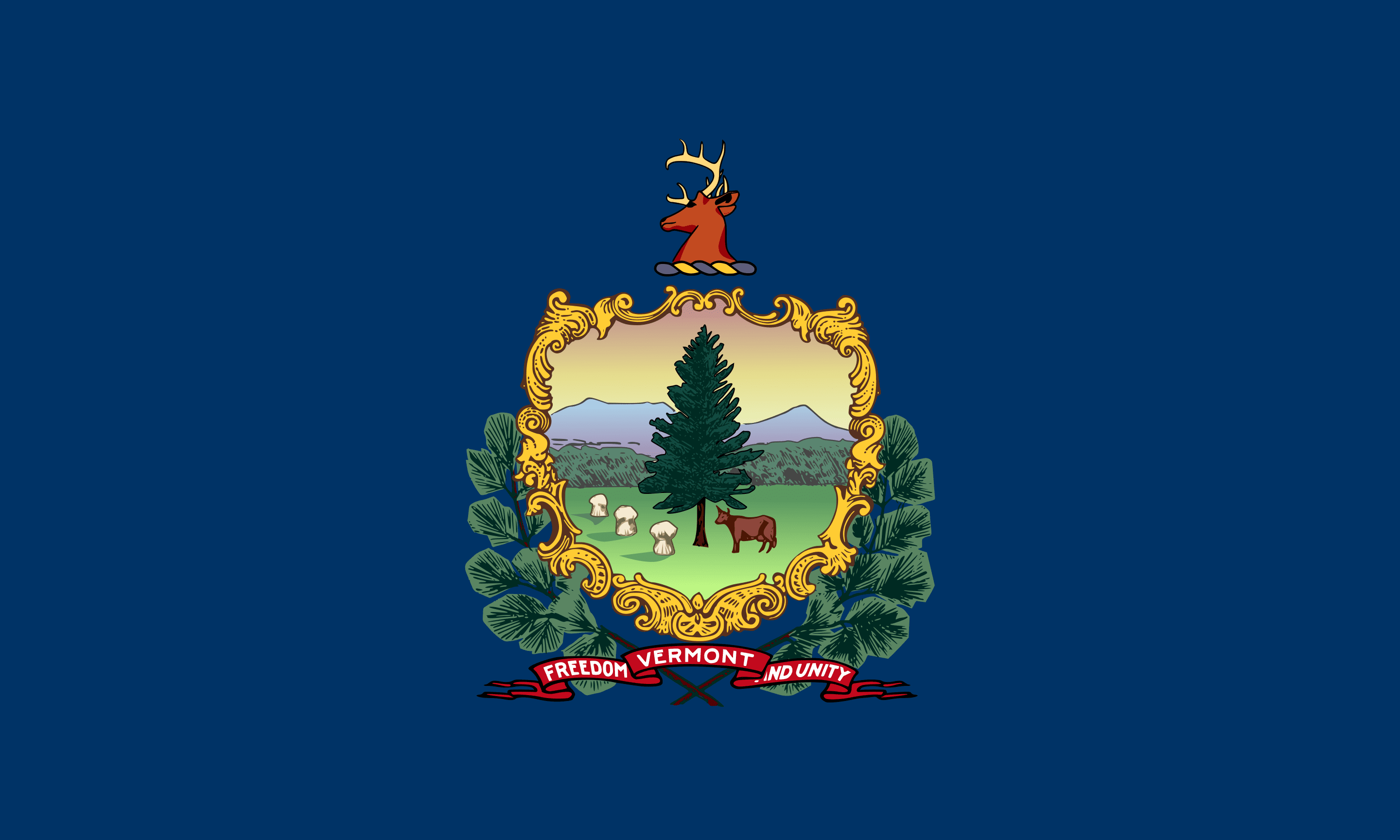 Vermont Flag - State of Vermont Drone Laws