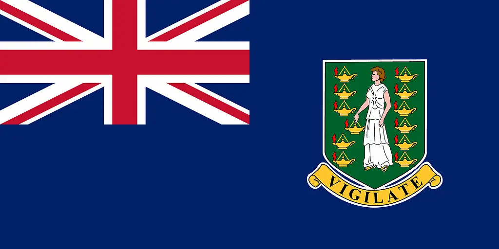 British Virgin Islands flag - BVI drone laws
