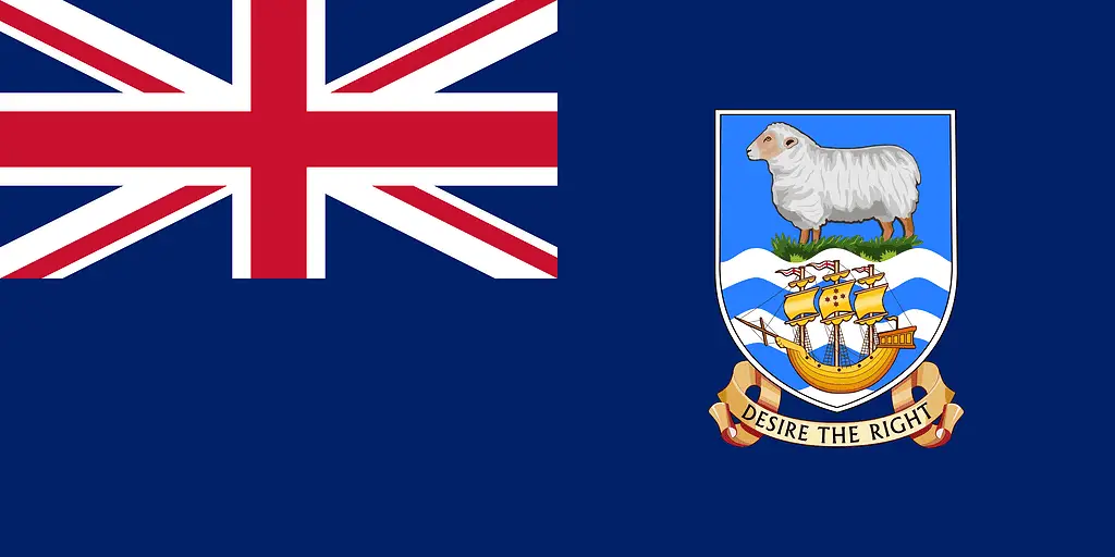 Falkland Island Flag - Falkland ISlands Drone Laws