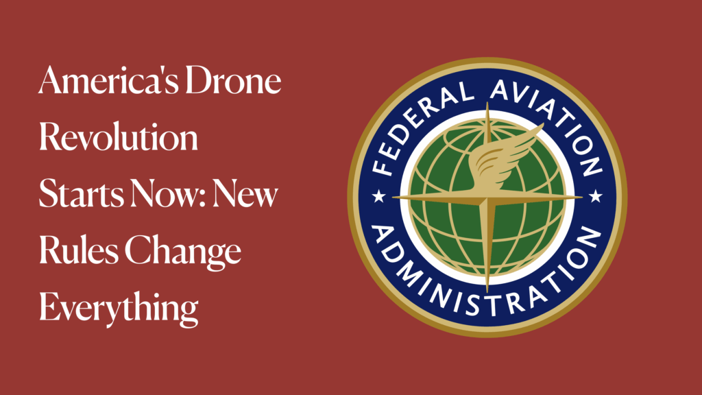 America's drone revolution starts now new rules change everything